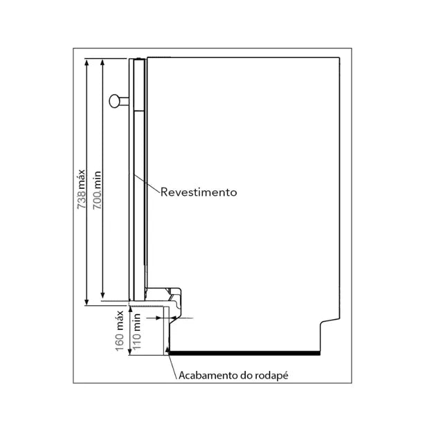 Lava Louças Crissair 16 Serviços Para Revestir 220v