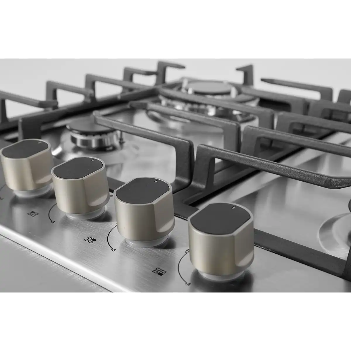 Cooktop a Gás Crissair Fuoco 60 Inox 4 Queimadores Bivolt - CCB05G5