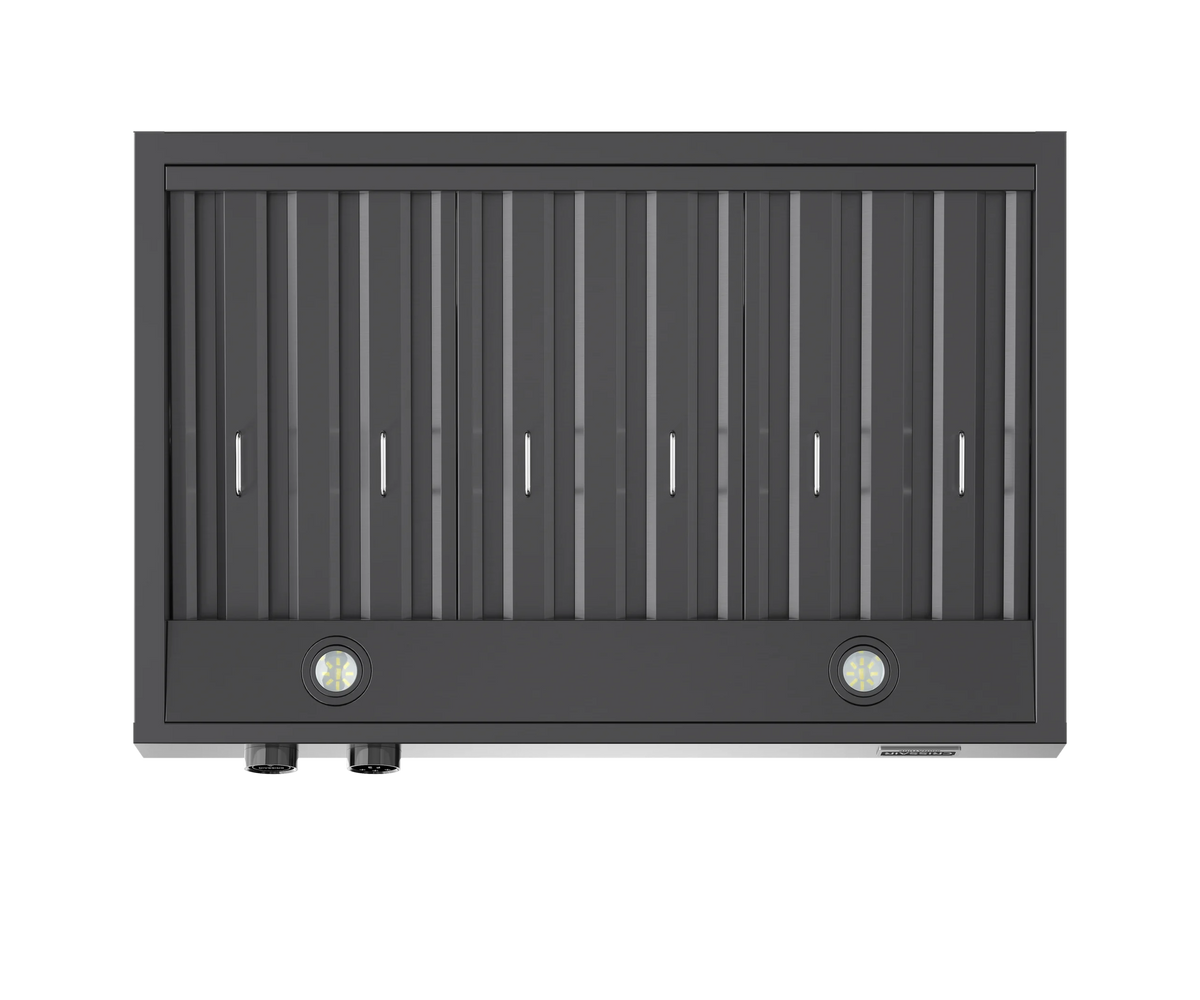 Coifa de Parede Crissair Dallas Black Steel 90cm 220V - 72188