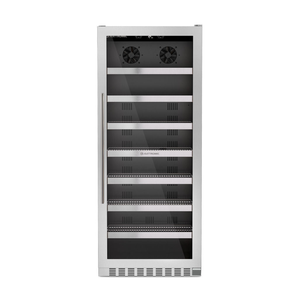 Beer Center Elettromec Inox 428 Litros Built-in Connect 220V Abertura Esquerda - BCBI428XV2VPB