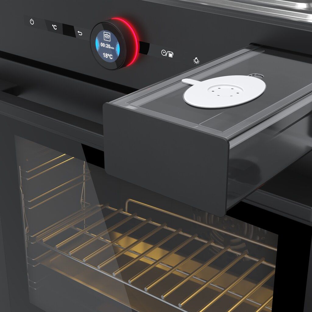 Forno Black Matte A Vapor TFT 60cm 220V Elettromec - FVDG60BM2TNA