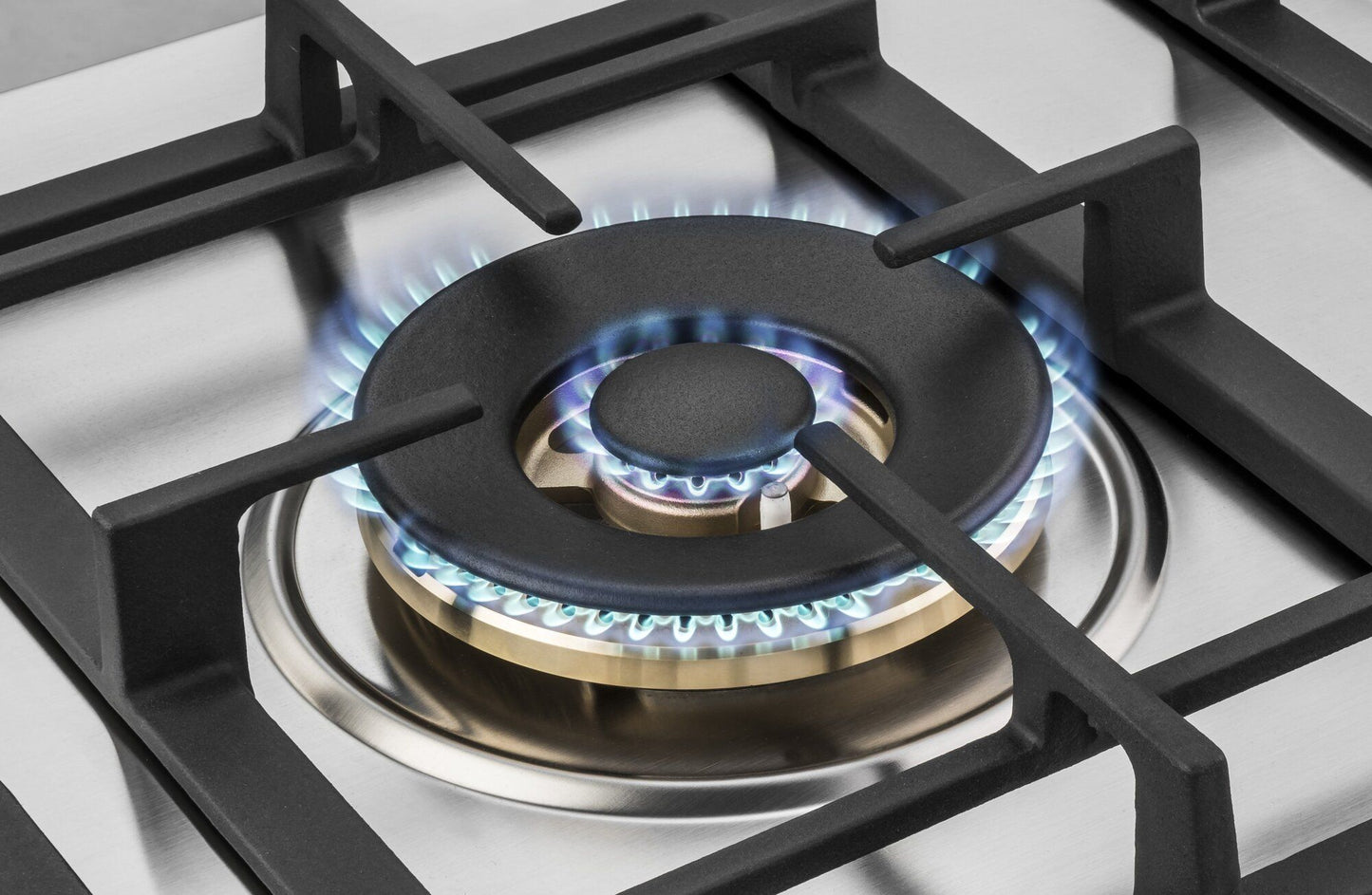 Cooktop Elanto Professionale Inox 75 cm 5 Queimadores 220V - LNTP75GD4BX