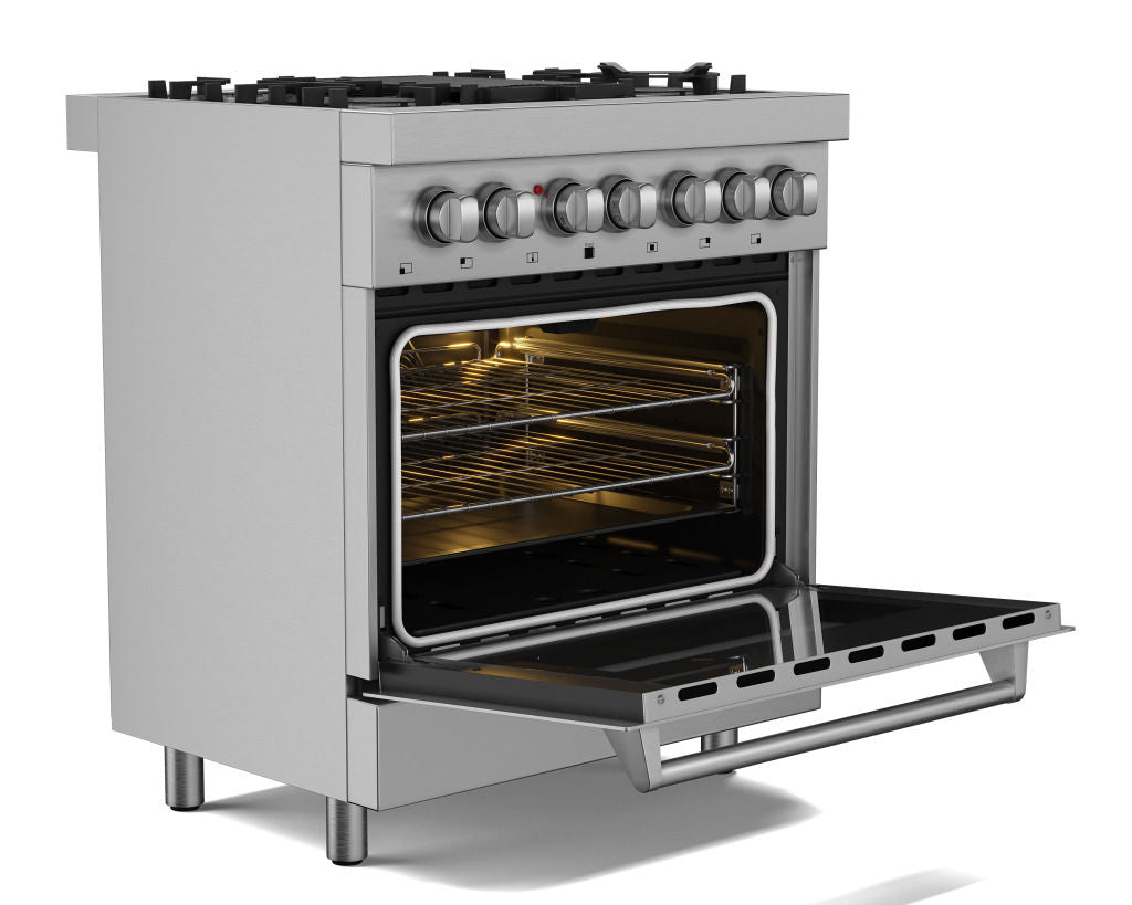 Fogão Elettromec Professional Gás/Elétrico 75 cm 102 L 220V - FGE5Q75XP2GMA