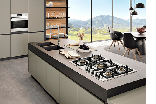 Cooktop Elanto Professionale Doppia Fiamma Central 5Q | 5kW | 90cm