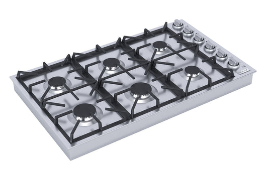 Cooktop a Gás Semiprofissional SOGNA Sense SGC90 6 Queimadores 90cm 220V