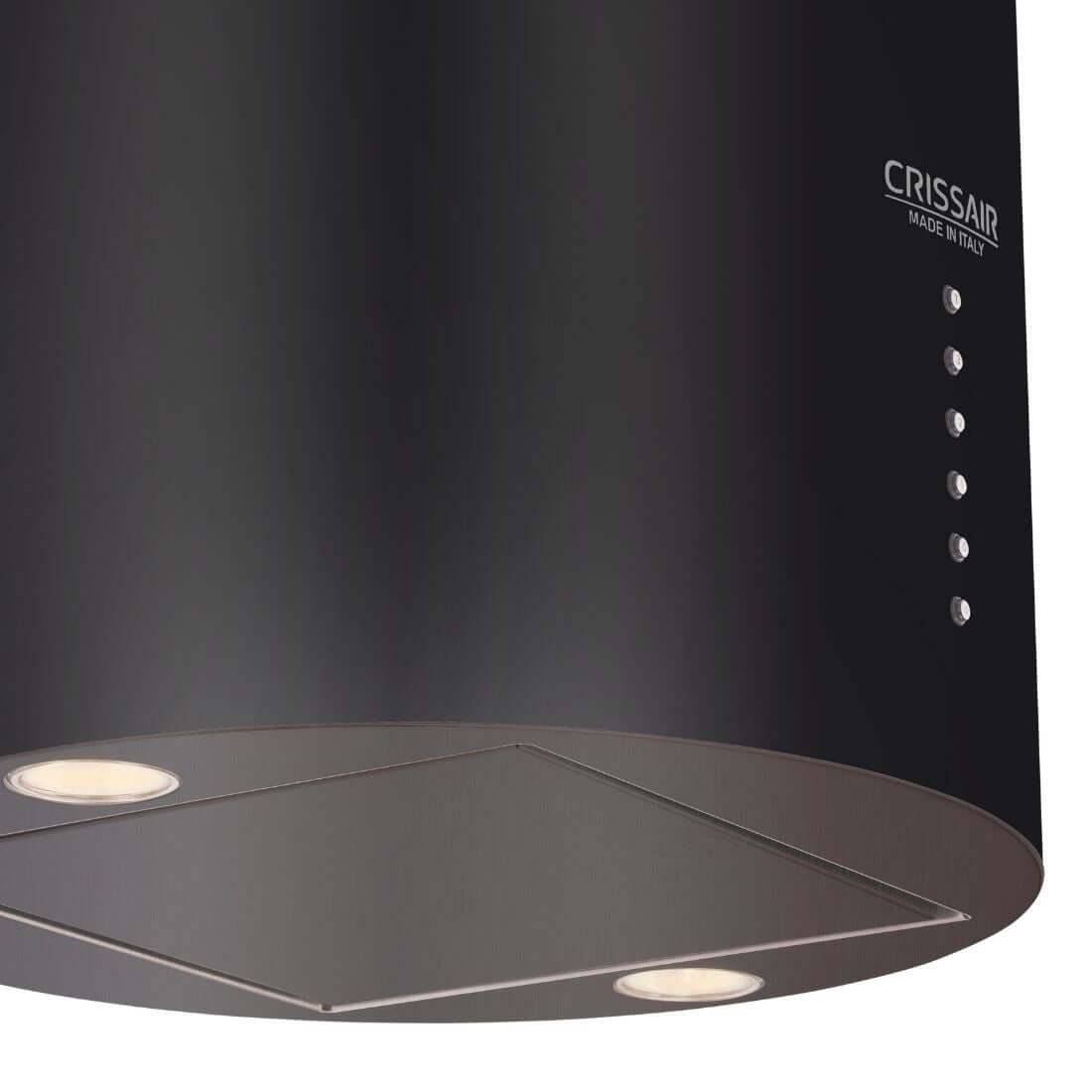 Coifa de Ilha Crissair Isola Cilindro Black 40cm 220V - 71320