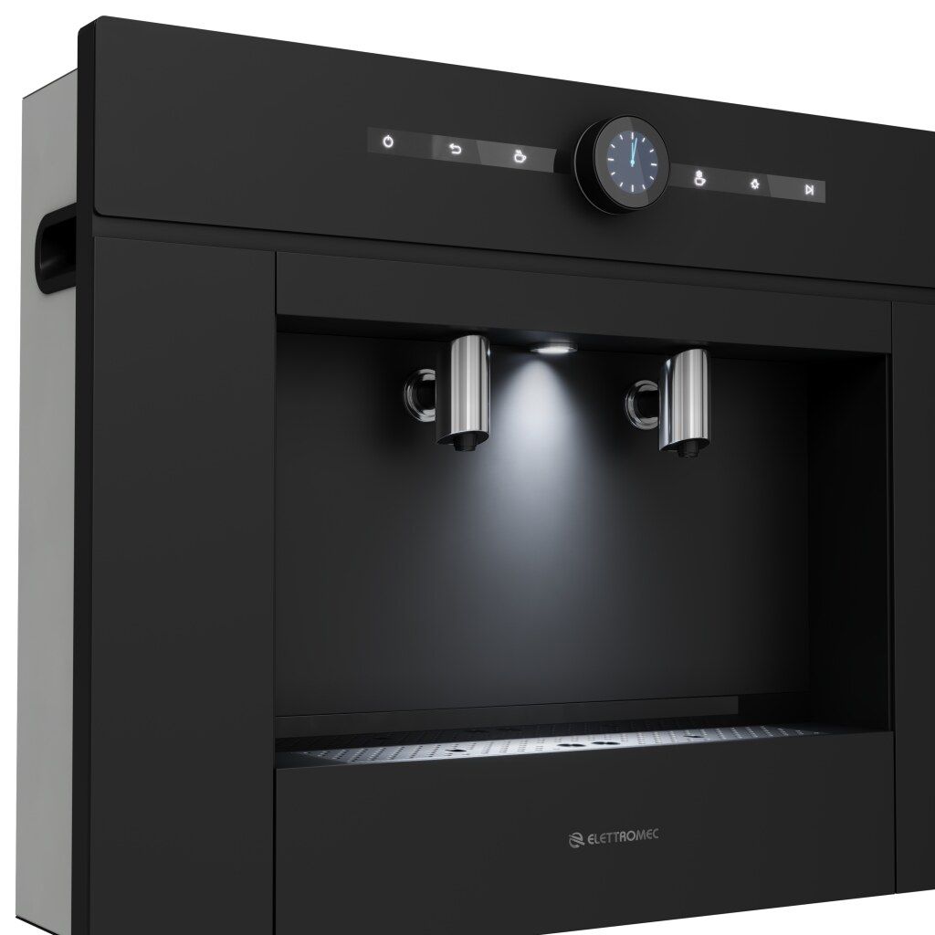 Dispenser De Água Black Matte 60 cm Built-in 220V Elettromec - DABI60BM2TNA
