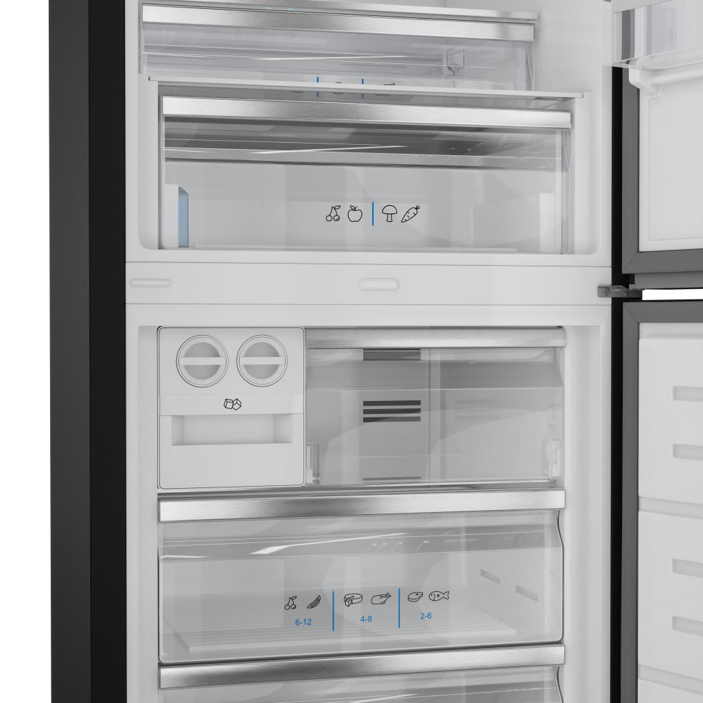 Refrigerador Vetro Bottom Freezer 510 Litros 220V Elettromec - RFBF510VT2VSA