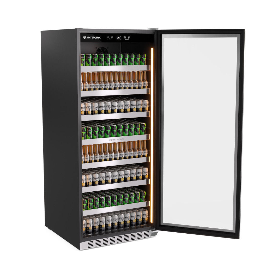 Beer Center Inox 428 Litros Built-in Connect 220V Abertura Direita Elettromec - BCBI428XV2VPA