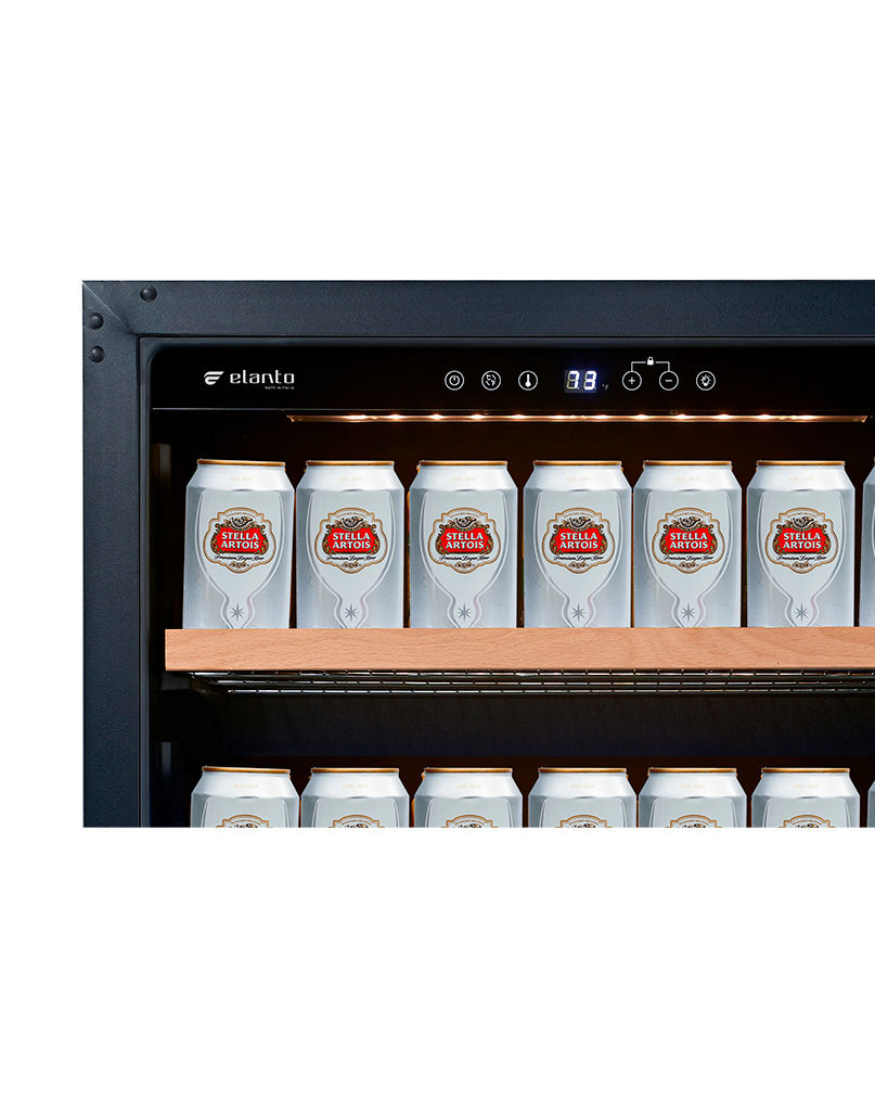 Cervejeira Elanto Professionale 152 Latas 145 Litros 60 cm 220V Porta Direita - LNTBC615USZPROX2R