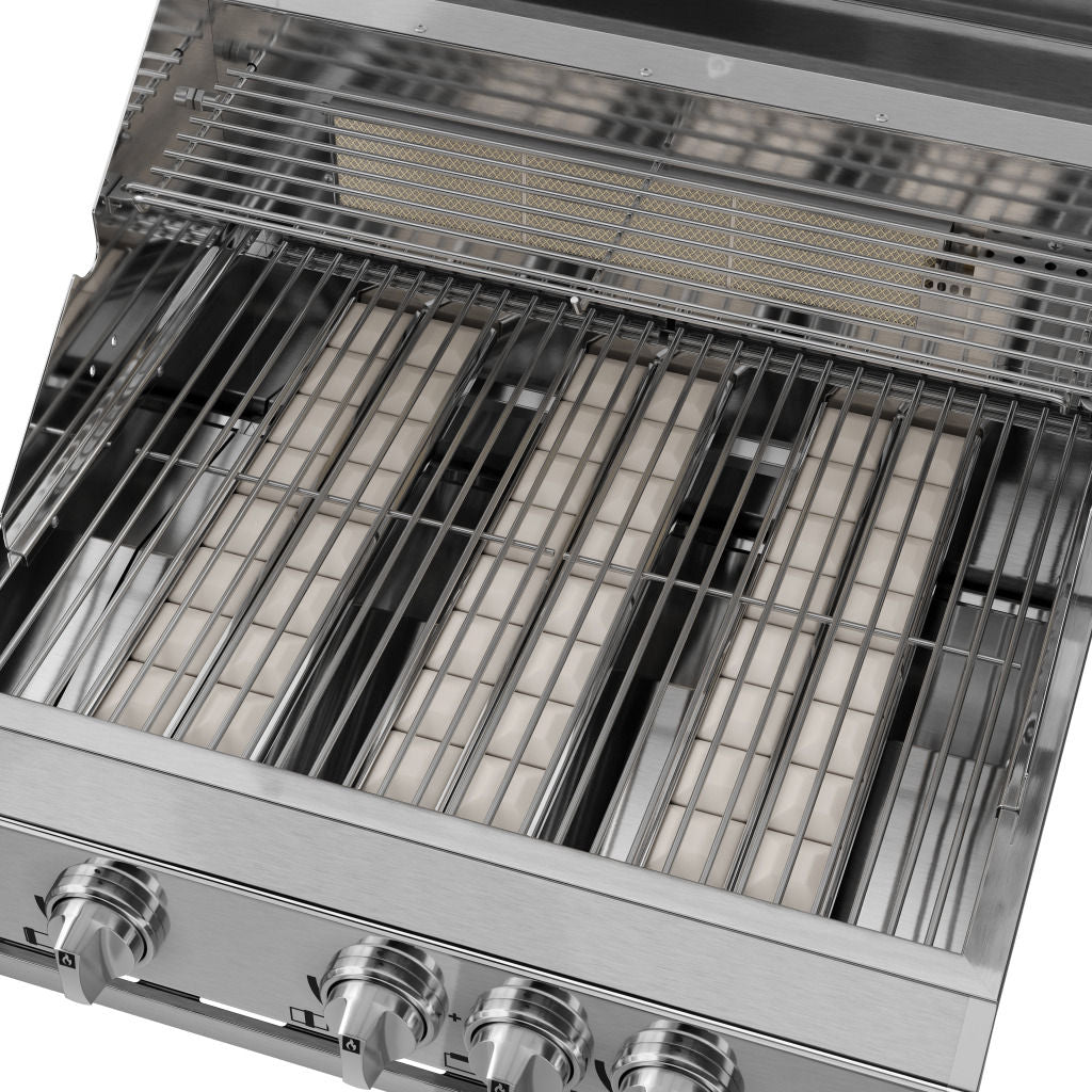 Churrasqueira Inox a Gás Elettromec 65 cm - BBQ4Q65XXNSCA
