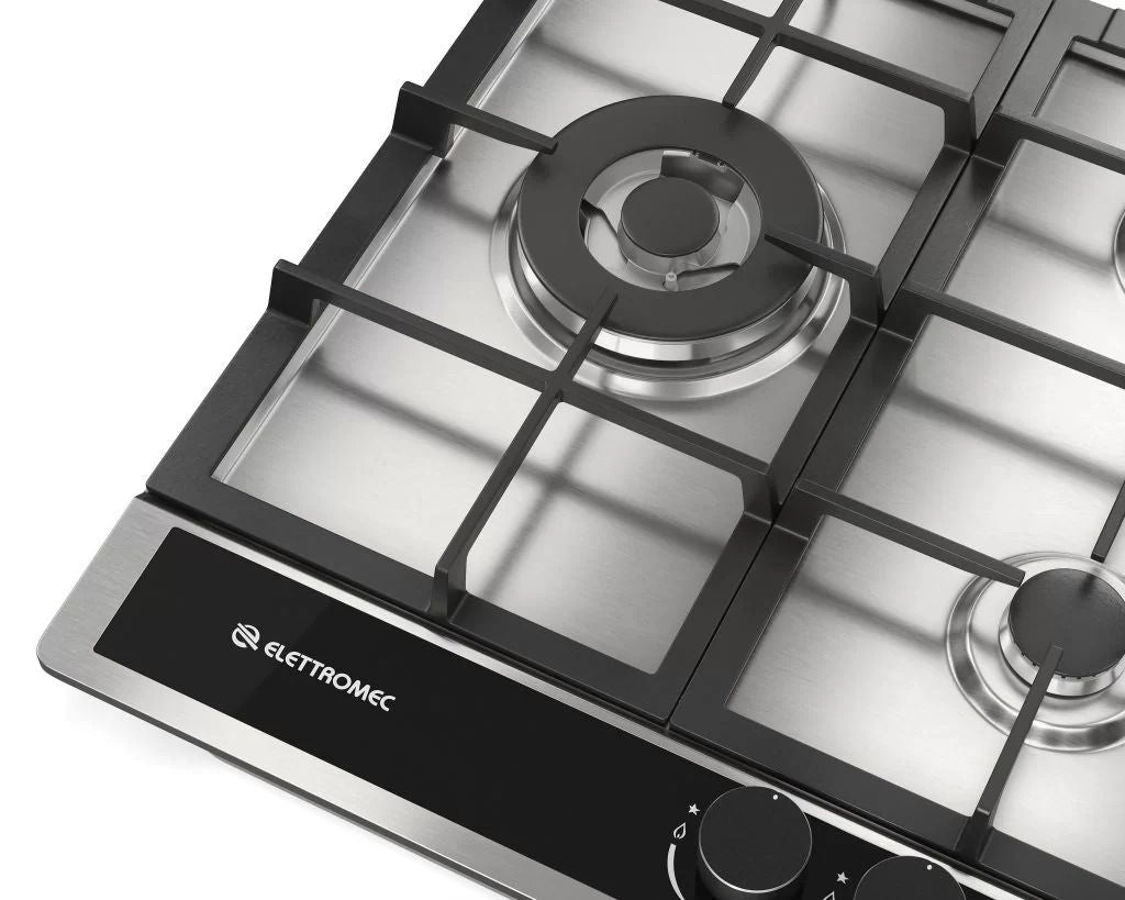 Cooktop Elettromec Sole Gás 5 Queimadores 70cm Bivolt - CKG-5Q-70-SL-3TNC