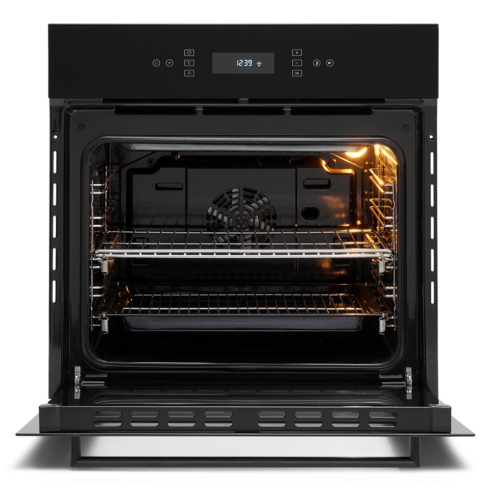 Forno Vetro Multifunção Digital 60 cm 220V Elettromec - FMDG60VT2TNA