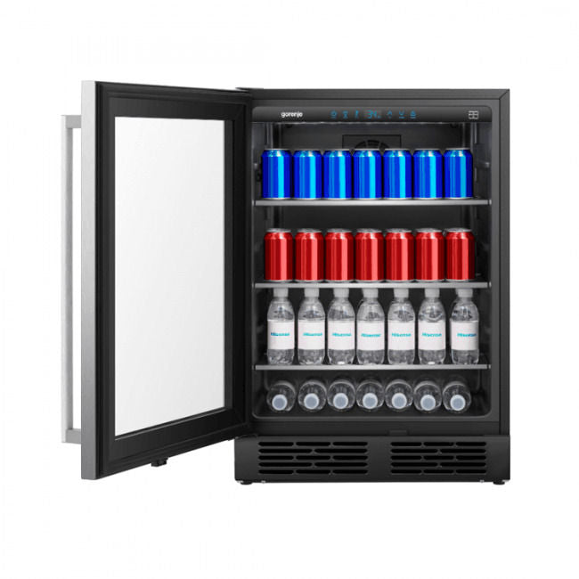 Frigobar de Bebidas Gorenje GBL-14W1ANQRIA 152L 140 Latas Inox 127V