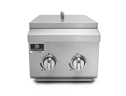 Dominó Elettromec Churrasqueira Professional com 2 queimadores