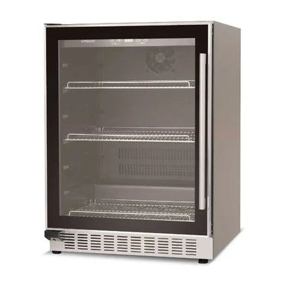 Cervejeira Crissair 135 Litros  Abertura P/ Esquerda Inox 220V