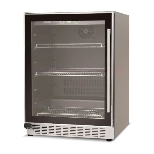 Cervejeira Crissair 135 Litros  Abertura P/ Esquerda Inox 220V