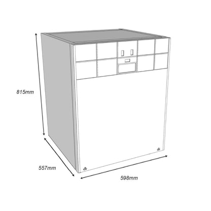 Lava-louças Sogna Sense de Embutir e Revestir 15 Serviços 60cm 220V - SDW60-15