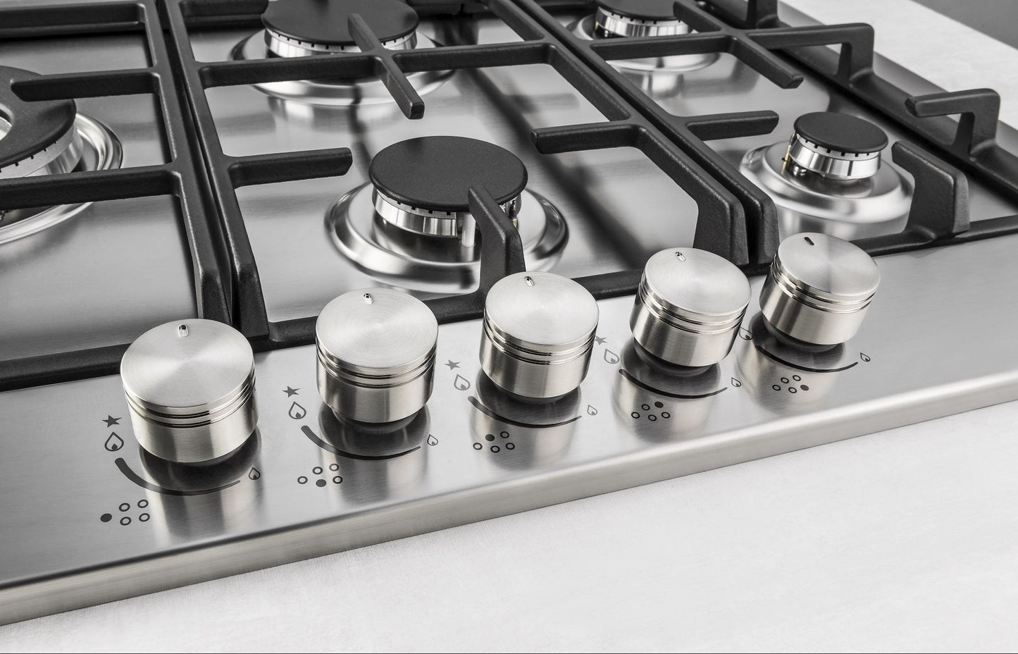 Cooktop Elanto Artigiano Lateral 5Q | 4kW | 72cm