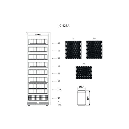 Beer Center Cuisinart Arkton Advanced Single Zone 425L 180cm 220V - 4093160001