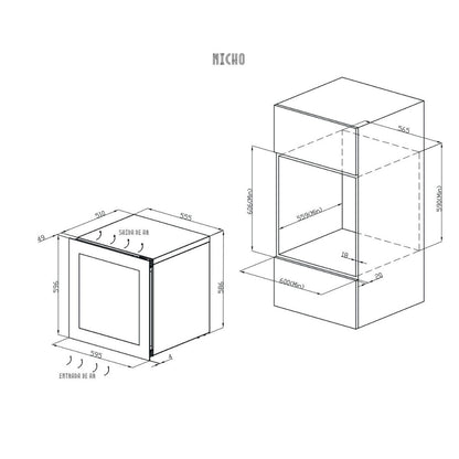 Adega Cuisinart Arkton Plus Dual Zone Integrada 25 Garrafas 60cm 220V - 4093841014