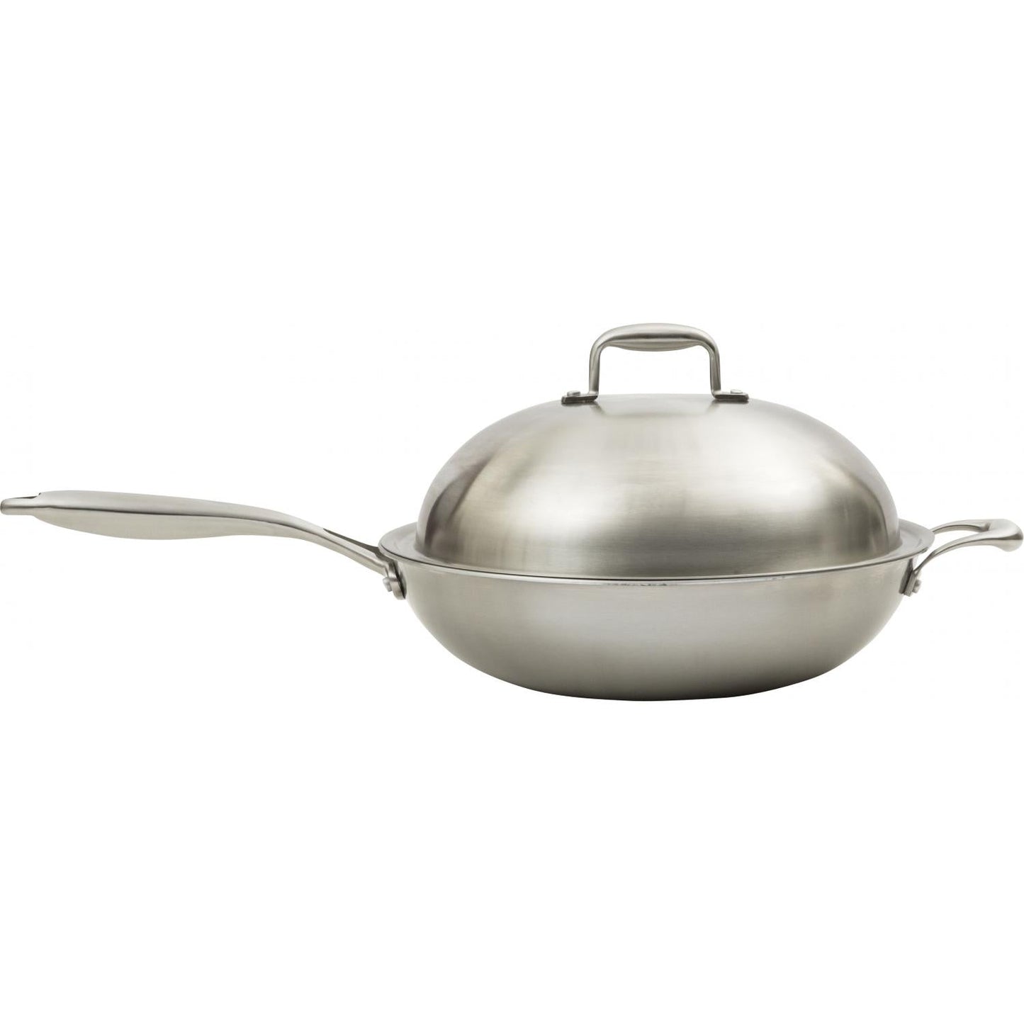 Panela Wok Coyote em Aço Inox 304 13 Polegadas - CWOK