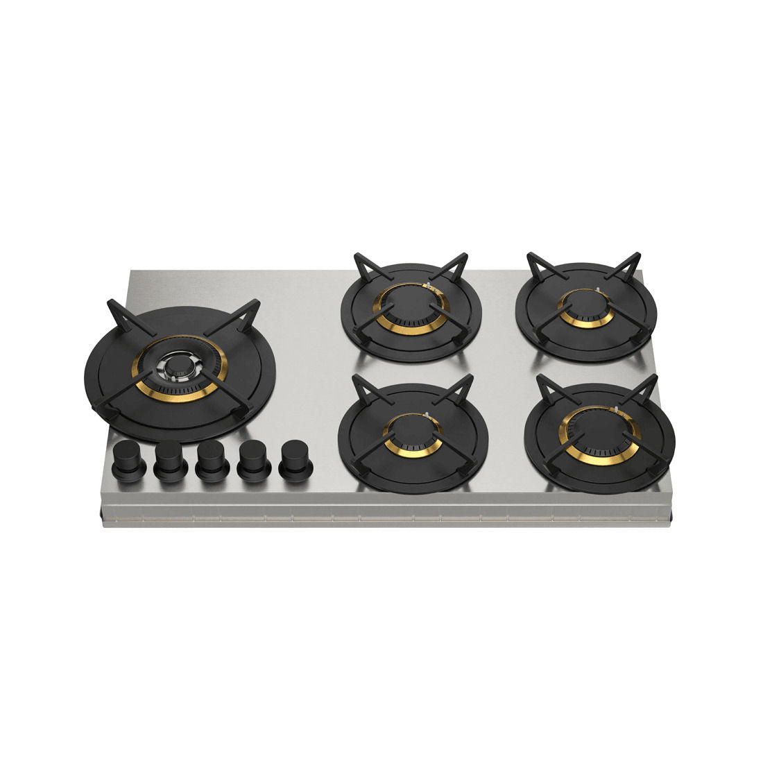 Cooktop Elettromec Revestir 5 Queimadores 90 cm 220V Latão - CKG5Q90SR2TLB