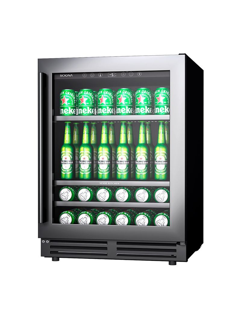 Cervejeira de Embutir SOGNA Carbon SBC60-BK-R 145L 60cm 220V Porta Direita