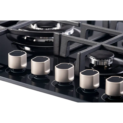 Cooktop a Gás Crissair Crystal 75 All Black 75cm Bivolt - NCT25G7 / 72004