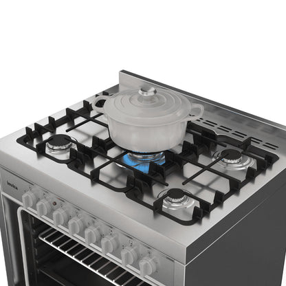 Fogão de Piso Invita Gás/Elétrico 75 cm 220V - IFGE5Q75XX2GMA