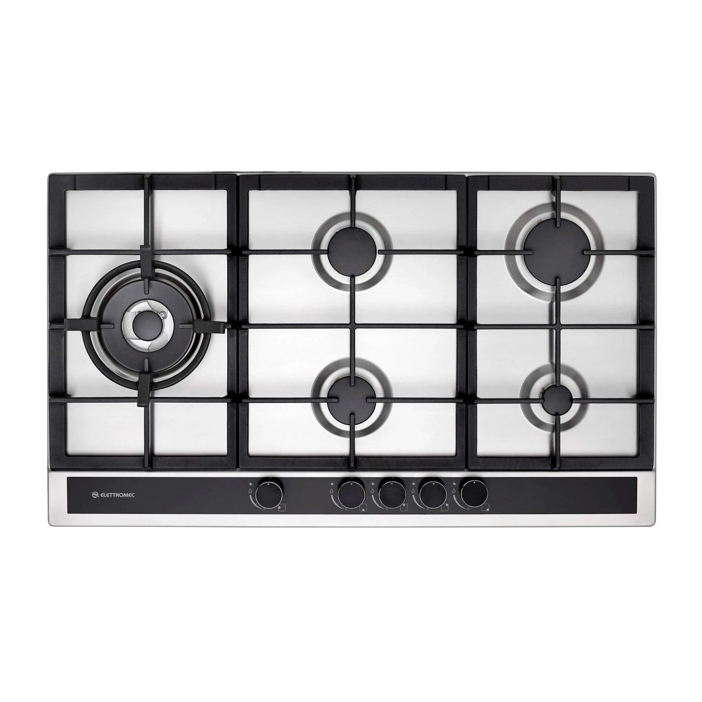 Cooktop Elettromec Sole Gás 5 Queimadores 90 cm Bivolt - CKG5Q90SL3TNB