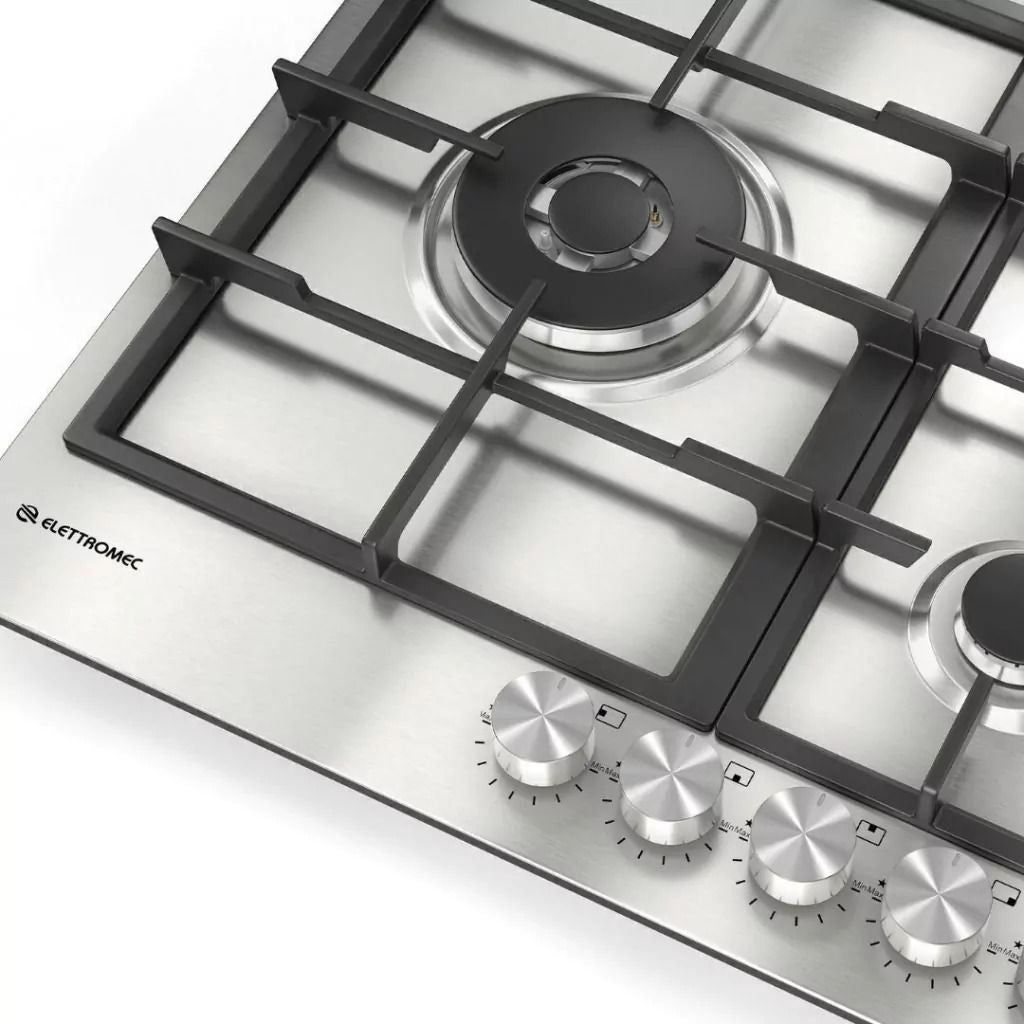 Cooktop Elettromec Luce 5 Queimadores 75 cm Bivolt - CKG5Q75LC3ZEA