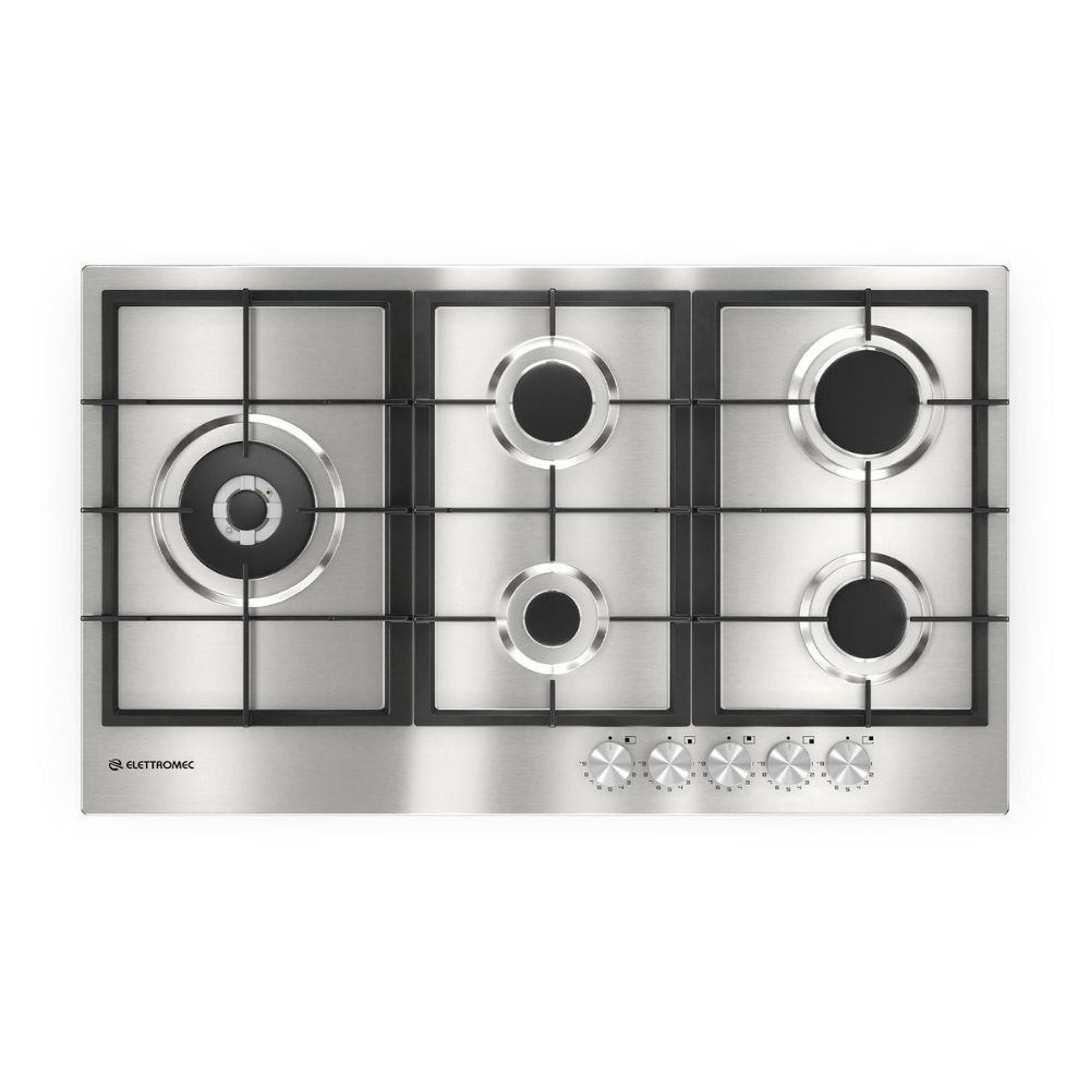Cooktop Elettromec Luce 5 Queimadores 90 cm Bivolt - CKG5Q90LC3ZEA