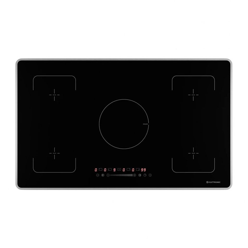 Cooktop de Indução Elettromec 5 Zonas 90cm 220V - CKI-5Q-90-CI-2XBA