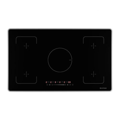 Cooktop de Indução Elettromec 5 Zonas 90cm 220V - CKI-5Q-90-CI-2XBA