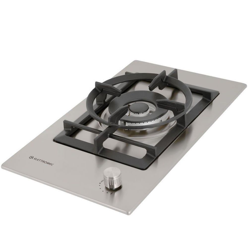 Dominó Elettromec Quadratto Dual Flame 1 Queimador 30 cm Bivolt - DG1Q30XQ3ZEA