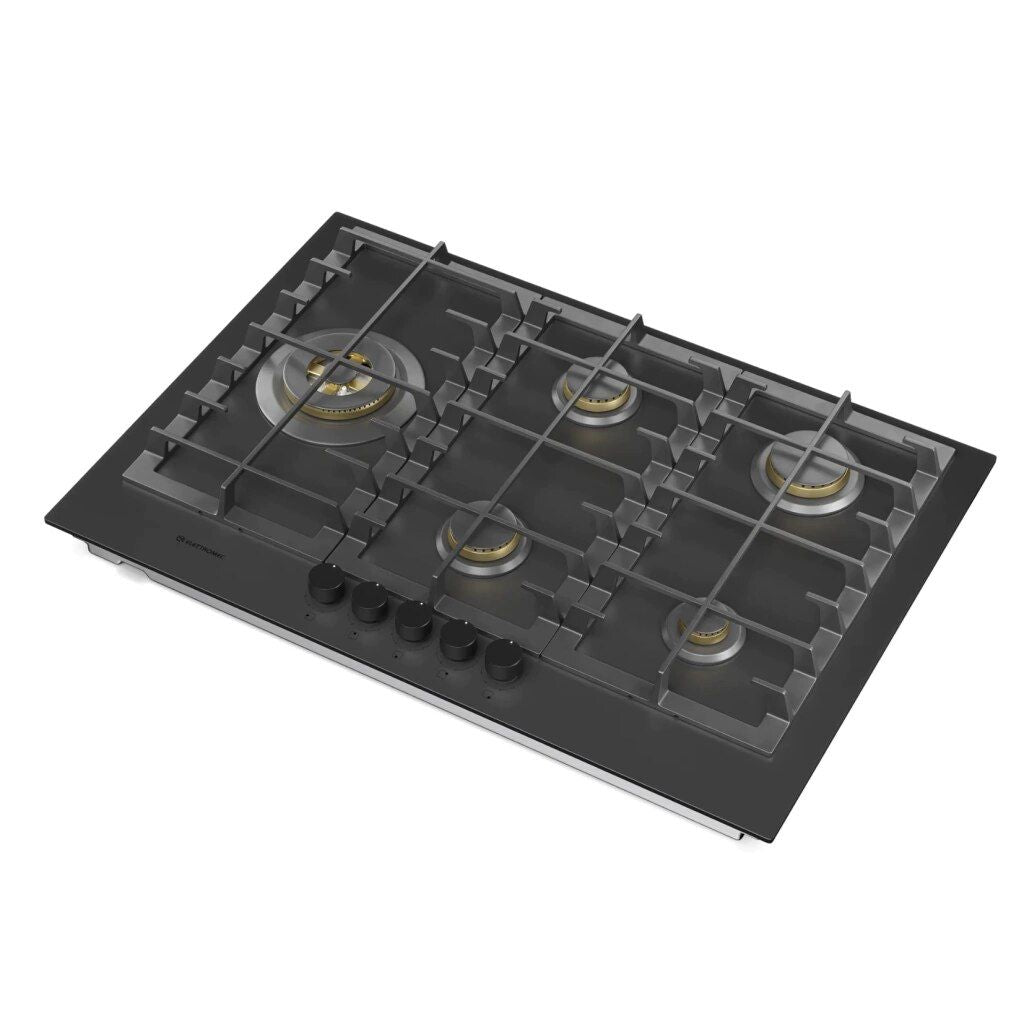 Cooktop Black Matte 90cm Step Flame Bivolt Elettromec - CKG5Q90BM3TNA