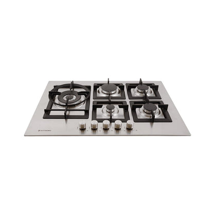 Cooktop Elettromec Quadratto Gás 5 Queimadores 75cm Bivolt - CKG-5Q-75-XQ-3ZEA