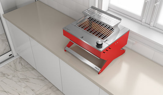 Churrasqueira e Forno a gás - Portátil DXX 200 inox - Novo