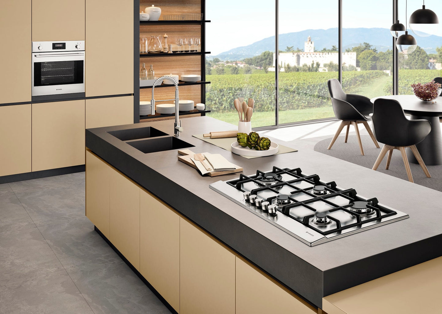 Cooktop Elanto Artigiano Lateral 5Q | 4kW | 90cm