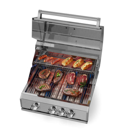 Churrasqueira Inox a Gás Elettromec 65 cm - BBQ4Q65XXNSCA