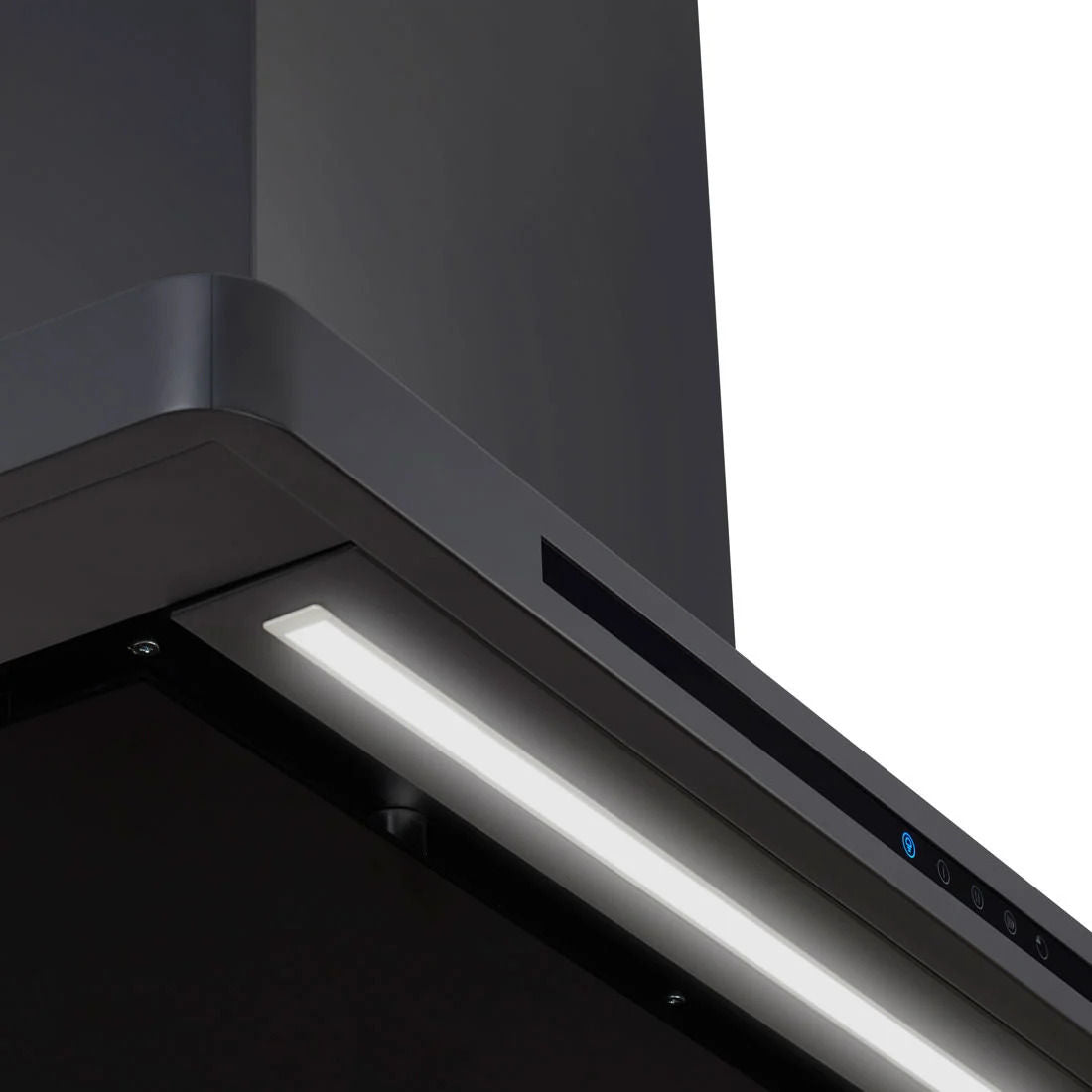 Coifa de Parede Crissair Drito Plane Black 90cm 220V - CRR08.9G3 Black