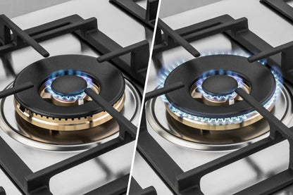 Cooktop Elanto Professionale Doppia Fiamma Central 5Q | 5kW | 90cm