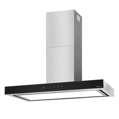 Coifa Benmax Parede Vidro 90cm Inox 220V - HOOD90PVS