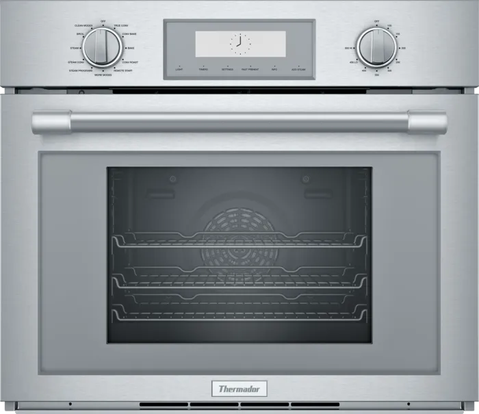 Forno a vapor profissional 30'' Aço inoxidável 30”, 17 funções, air fry, pré-aquecimento rápido- Thermador