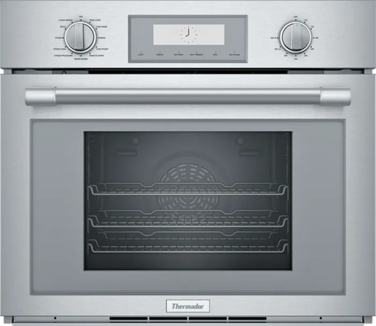 Forno a vapor profissional 30'' Aço inoxidável 30”, 17 funções, air fry, pré-aquecimento rápido- Thermador