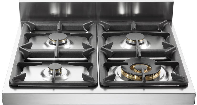 Fogão Elanto Nero Argento 4 Queimadores Forno Elétrico 69L 60cm 220V - LNTC64MNAG2