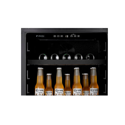 Cervejeira Elanto Nero Argento Single Zone 60cm 630 Latas Porta Direita 220V - LNTBC663SZNAG2R