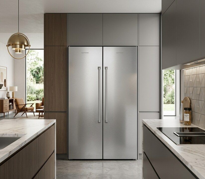 Refrigerador Inox Duo 317 Litros 220V Elettromec - RFDU317XX2XXA
