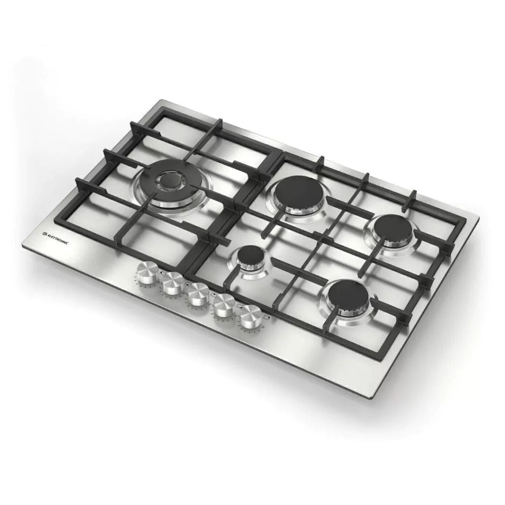 Cooktop Elettromec Luce 5 Queimadores 75 cm Bivolt - CKG5Q75LC3ZEA